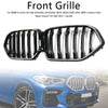 2020-2022 BMW x6 G06 M50I Svart front støtfanger grill grill m/kamera hull generisk