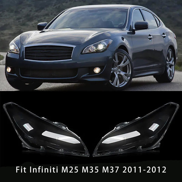 2011-2012 Infiniti M25 M35 M37 M56 Strålkastare Strålkastare Lens skalskydd Klar 260601MA2D 260601MA0D Generic