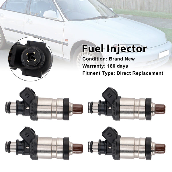 4 STK drivstoffinjektor 06164-P06-A01 Passer Civic Del Sol 1,5L 1,6L Integra 1,7L 1,8L