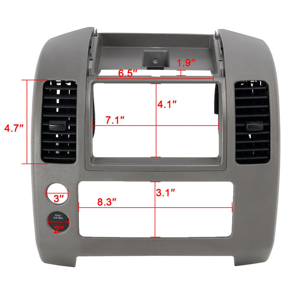 Center Dash Console Panel Cluster Lid Bezel 68259-ZP16 For Nissan Frontier 05-20