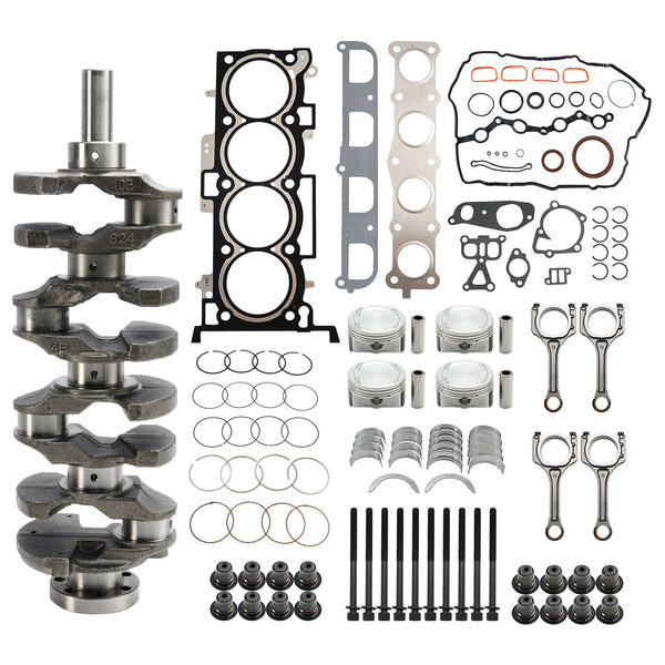 2007-2019 Hyundai Sonata G4KE 2.4L Motoröversyn Rebuild Kit & Vevaxel & Con Rods 23510-25220 Generic