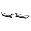 2012-2015 Volkswagen Passat 2Pcs Front Driving Fog Light Cover Black & Chrome