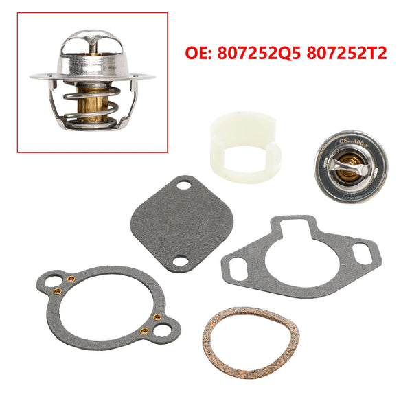 1987-1995 Mercruiser 230/5.0LX GM Gamme de série : 0B525982-0F600999 Kit thermostat 160��Avec manchon en plastique 807252Q5 807252T6 générique