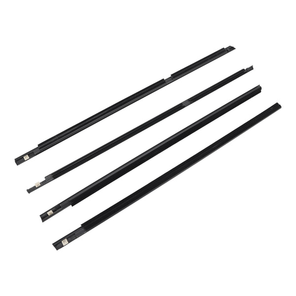 4 Stück Türglas-Gürtel-Außenform-Dichtungsstreifen für Suzuki Grand Vitara 09–13