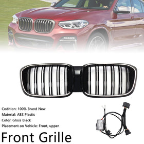 2018-2021 BMW X4 G02 X3 G01 G08 PRE LCI FRONT NIDNEY MESH GRILLE GRILL 51138469959 Generisk