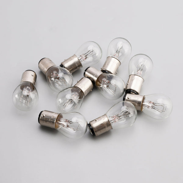 OSRAM 10PCS Car Light Tubular Lamp bulb P21/5W BAY15D 12V 21/5W 7528 Generic
