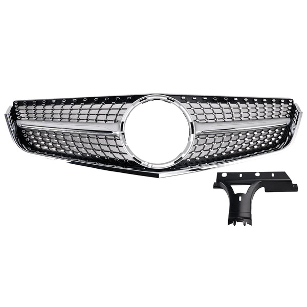 Front Bumper Grille Grill Fit Mercedes E-Class W207 C207 2009-2013 Coupe