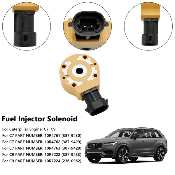 Caterpillar CAT C7 C9 10R4761 Solenoide de inyector de combustible diésel 214-5427 3879430 genérico