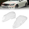 2011-2015 Mercedes Benz C Class W204 2PCS Front Headlight Lens Cover Lampshade A2048203539 A2048203639 Generic