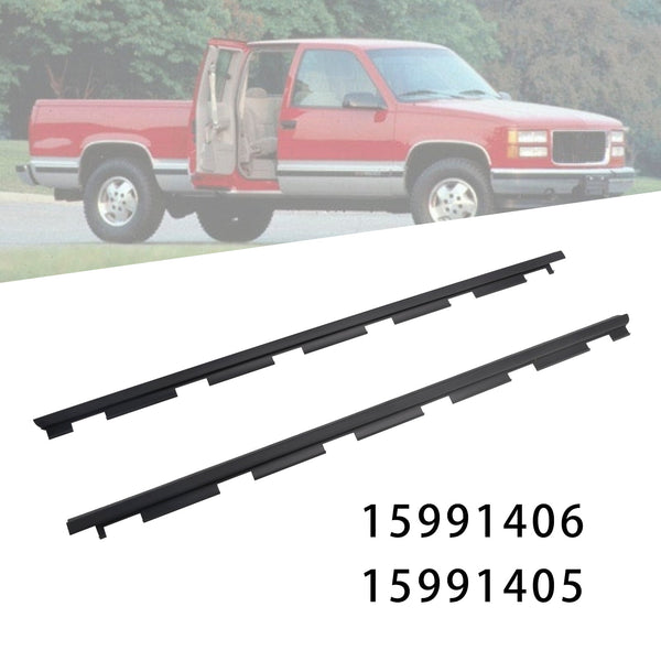 1988-2000 Chevrolet C1500 GMC C2500 Front Left+Right Weatherstrips 15991406 15991405 generic