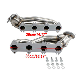 2004-2010 F150 Ford 5.4L V8 Collecteur d'échappement en acier inoxydable Shorty Headers Performance Generic