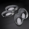 2Pcs Headlight Shell Lens Cover+Glue For Benz W230/R230 SL500 SL600 2003-08
