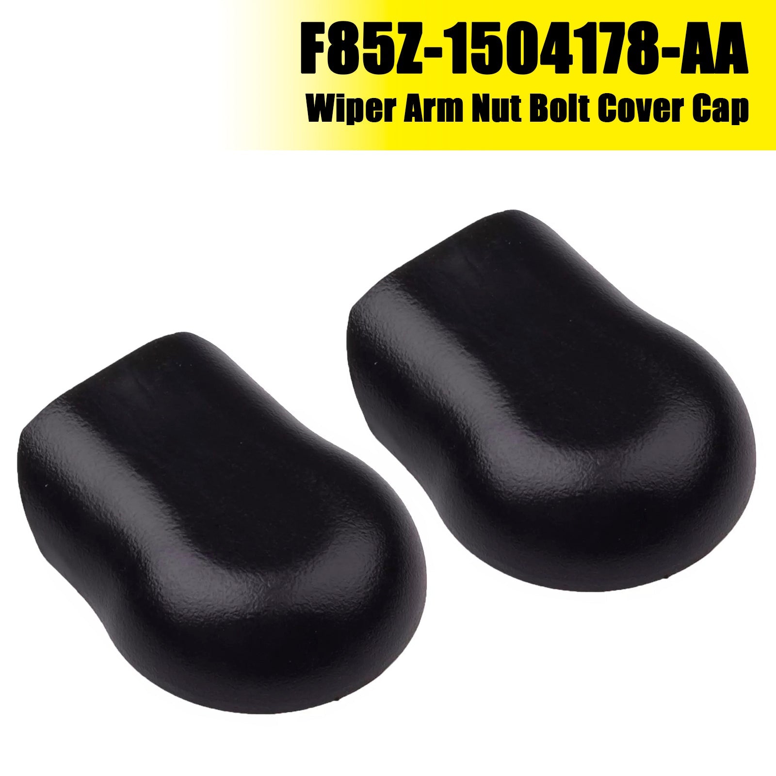 Front høyre og venstre viskerarm mutter Bolt dekselhette for Ford F85Z-1504178-AA