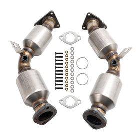 Infiniti G37 3.7L 2008-2013 Catalytic Converters Front Both Sides 12H5484