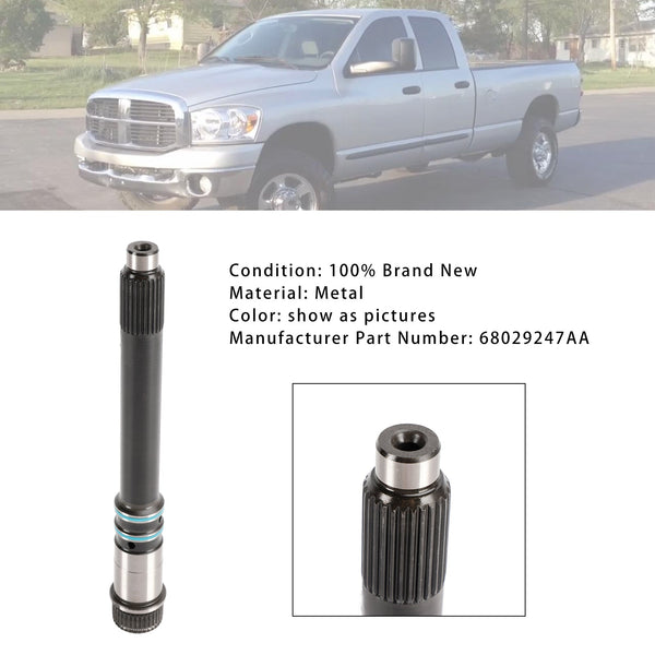 Dodge Ram 68RFE transmission indgangsskaft transmission 68029247AA generisk