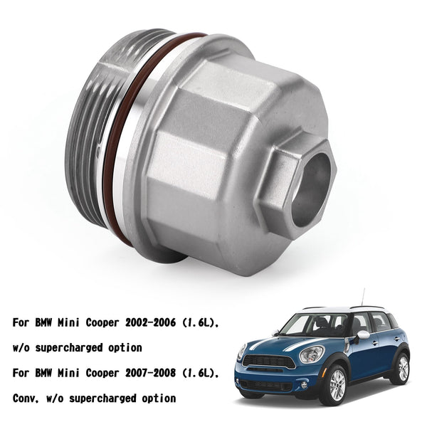 2007-2008 BMW Mini Cooper Conv, w/o supercharged option Oil Filter Housing Cover Cap 79J106 04693352AA