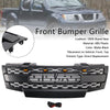 2009-2019 Nissan Frontier com luzes LED Grill Black Grill Grill Genic