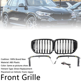 2019-2022 BMW X5 G05 m-performance Gloss Black Front Kidney Grille Grill 51137454887 Generisk
