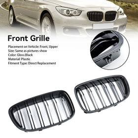 2009.1-2017.2 Gloss Black Front Njure Grill Grill 51137200169 51137200170 Generic