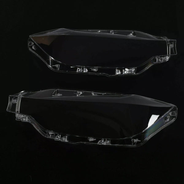 2016-2018 BMW F30 3 Series 2PCS Xenon Headlight Headlamp Clear Lens Cover 63117419630 63117419622 Generic