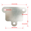 EGR Delete Block Off Plate för Ford PX PX2 Ranger 3.2L & 2.2L för Mazda BT-50 Generic