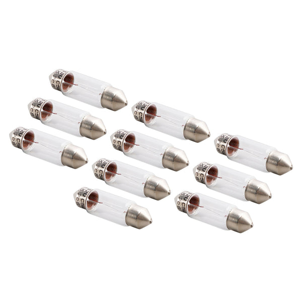 OSRAM 10PCS LETIBULNÍ ŽÁVA LAMPU C5W SV8.5 36 mm 12V 5W 6418 Generic