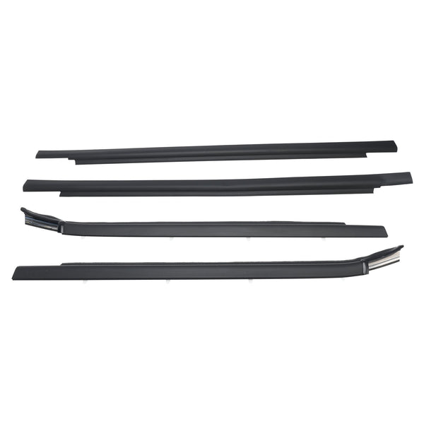 2000-2006 Toyota Tundra Double Cab 4pcs Weatherstrip Outer Lower Window 75720-0C010 75710-0C010 Generic