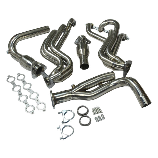 2000-2004 GMC Yukon XL 1500 Collettore in acciaio inossidabile Scarico Motore V8 con tubo a Y