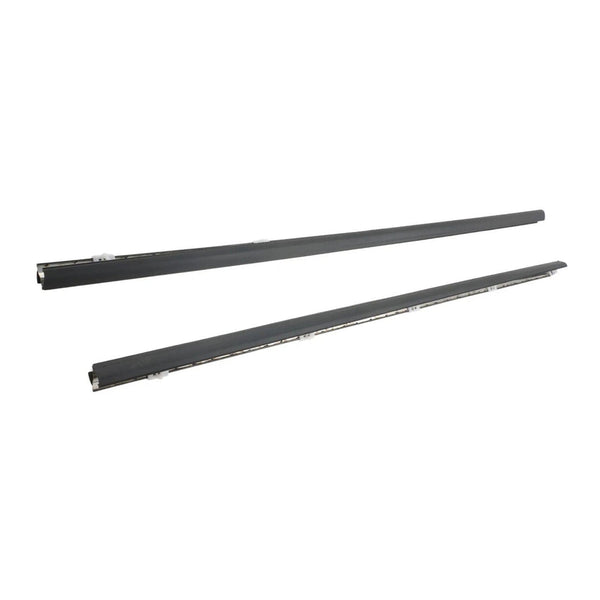 2PCS L&R Side Door Window Belt Trim Molding For Honda Civic EG6 EG4 3D 1992-1995