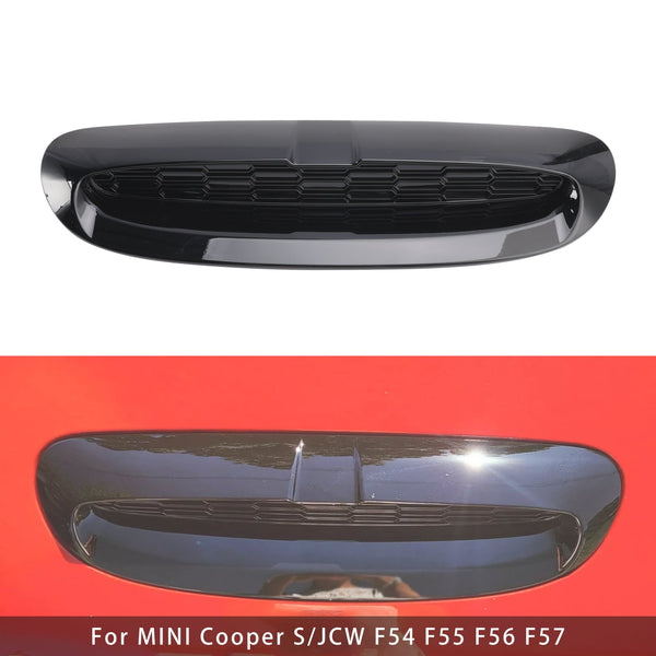 Mini Cooper S/JCW F54 F55 F56 F57 GLOSS Black Bonnet Scoop Air Ventil Surtake 51137376052 51137328312 Generic