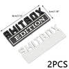 2pc Shitbox Edition Emblem Decal Badges Stickers For Ford Chevy Car Truck #C