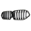 2020-2022 BMW x6 G06 M50I Svart front støtfanger grill grill m/kamera hull generisk
