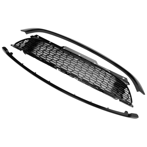 2012-2015 Mini R59 Cooper S & JCW 2-Door Roadster 3Pcs Gloss Black Front Grill Grille Generic