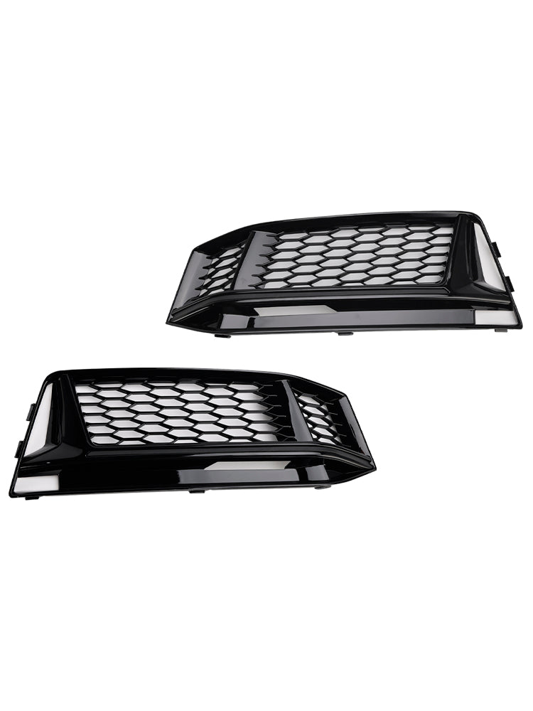 2016-2018 Audi S4/A4 S-Line B9 2 stk. tågelygteafdækning til grill 8W0 807 681 K 8W0 807 682 K Generisk