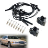 1995-1997 Lincoln Continental V8 4.6L 2 bobine di accensione, 8 candele e set di cavi FD487 DG530 generico