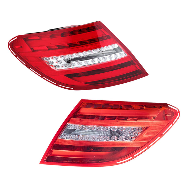 2011-2014 Mercedes Benz W204 C250 C300 C350 C63 L+R Tail Light 2049060603 2049060604