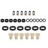 1999-2002 Toyota 4Runner Fuel Injectors Rebuild Kit O-Rings Seals Filters Caps FJ585 23209-62040 M717 Generic