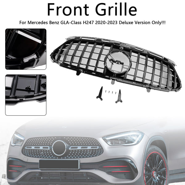 2020-2023 Mercedes Benz Gla-klasse H247 Deluxe Front Bumper Grill Grill Generic