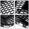 2012-2015 Audi A6 C7 S6 RS6 Style Honeycomb Front Bumper Grille Grill