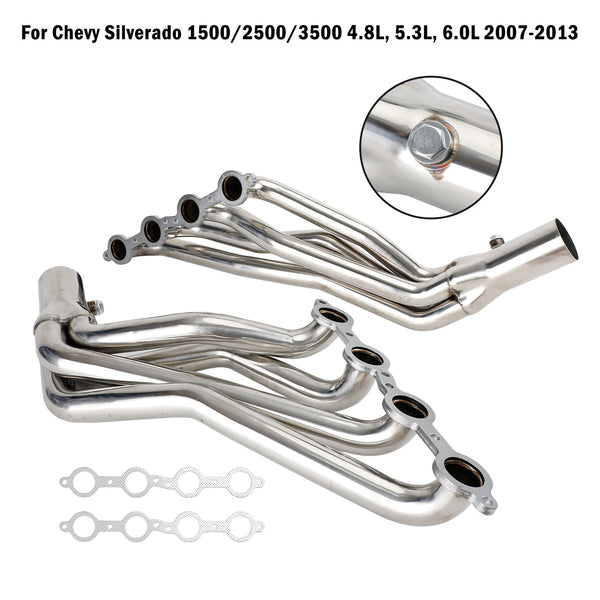 2007-2013 Chevy Silverado 1500/2500/3500 4.8L 5.3L 6.0L Long Tube Exhaust Header kits