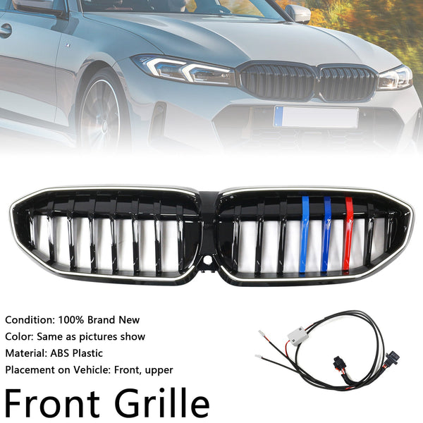 2019-2022 BMW 3-serie G20 Black Kidney Grille Grill M-stil 51138072085 Generisk