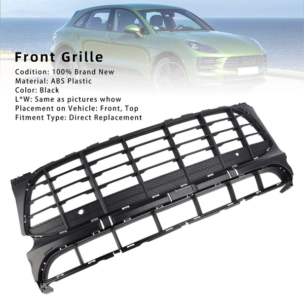2015-2018 Porsche Macan Black Front Bumper Grill Grille 95B807683H1E0 Generisk