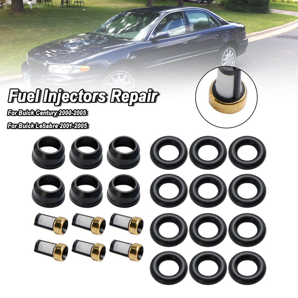 2000-2005 Buick Century 6Pcs Fuel Injector Repair Kit O-Rings FJ318 Generic