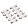 OSRAM 10PCS LETIBULNÍ ŽÁVA LAMPU C5W SV8.5 36 mm 12V 5W 6418 Generic