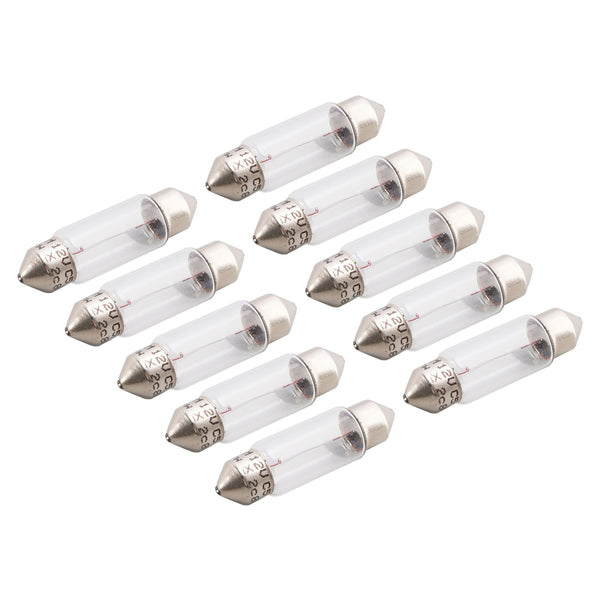 OSRAM 10PCS LETIBULNÍ ŽÁVA LAMPU C5W SV8.5 36 mm 12V 5W 6418 Generic