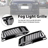 2016-2018 Audi S4 / A4 S-Line B9 2PCS Fog Light Cover Grille 8W0 807 681 K 8W0 807 682 K Generic