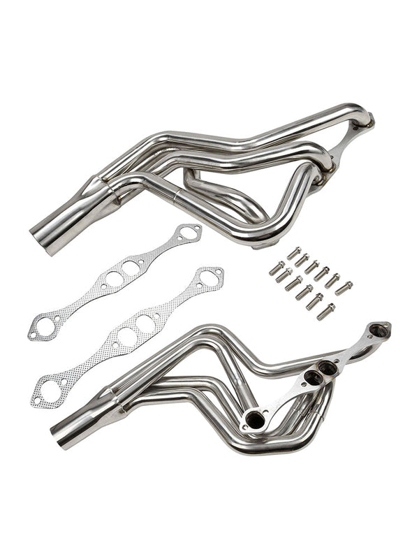 1970-1987 Chevy SBC 267-400 V8 Stainless Steel Exhaust Manifold Header Generic