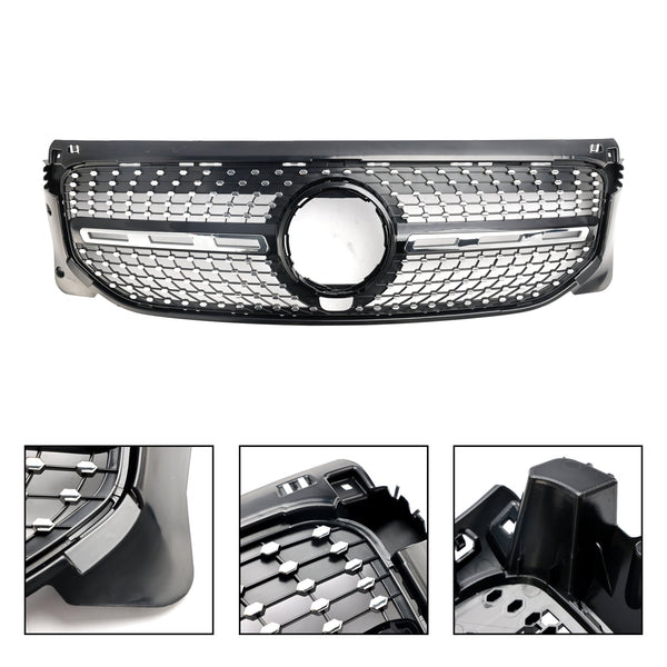 2020-2023 Mercedes Benz GLB-Class X247 Diamond Front Bumper Grille Grill