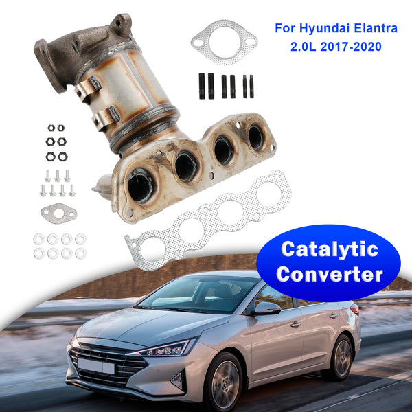 Convertisseur catalytique collecteur Hyundai Elantra 2,0 L avec vanne EGR générique 2017-2010