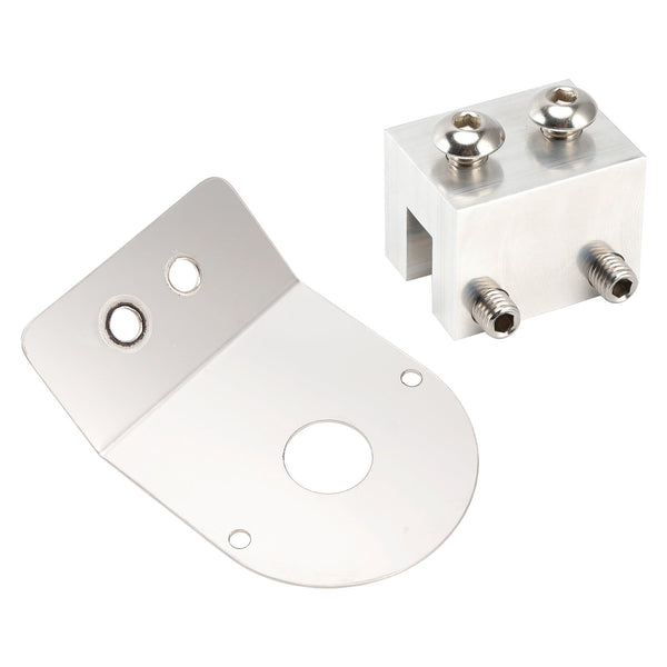 45 Degree Watermelon Light Mount Frame Bracket Angled Clamp Stainless Steel